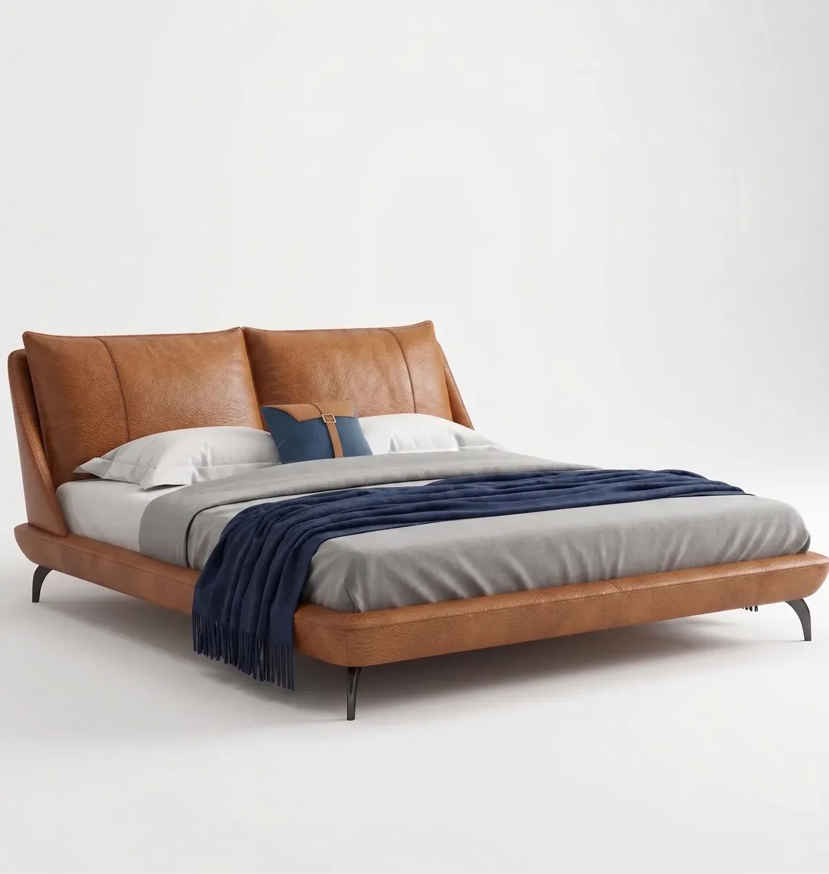Aether Leather Bed